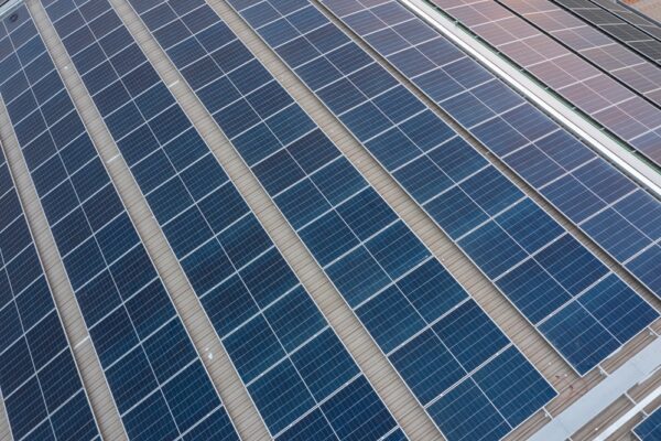 Solar panels, survey the job site, install solar panels on the factory roof.