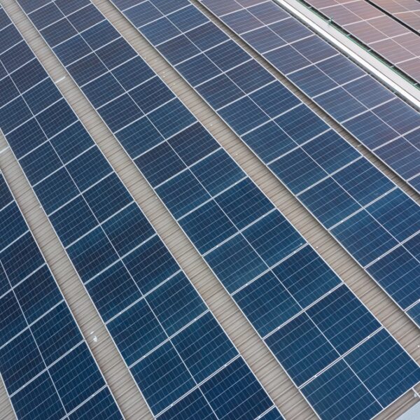 Solar panels, survey the job site, install solar panels on the f Solar panels, survey the job site, install solar panels on the factory roof.